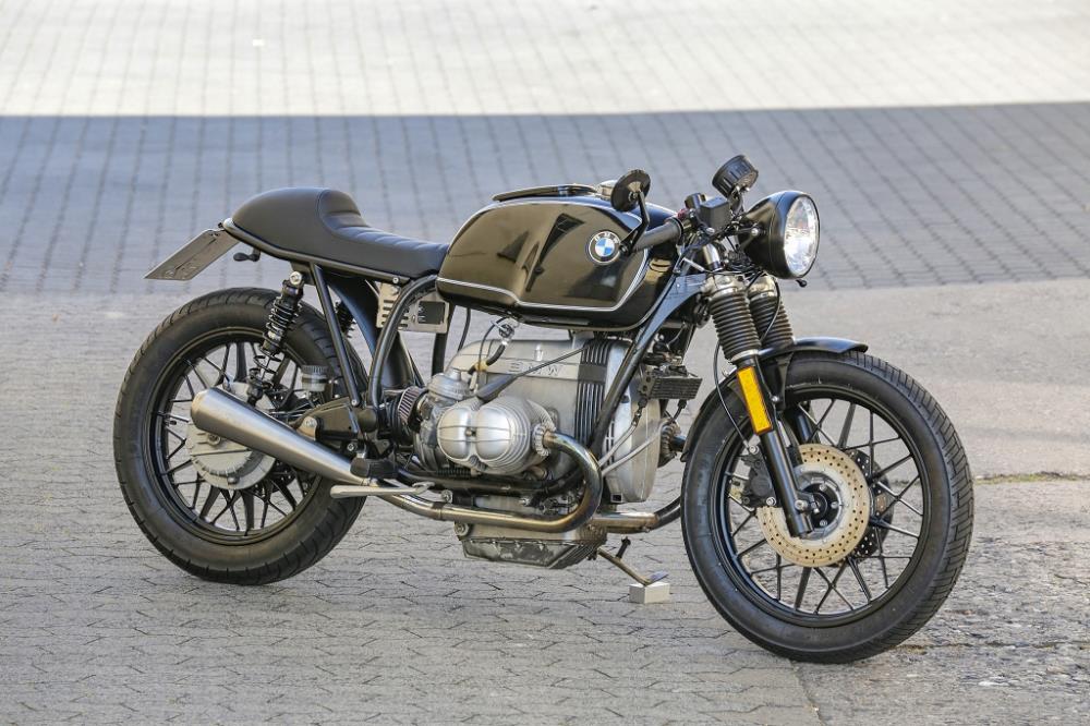 BMW R100RS Cafe Racer Motorradumbau black