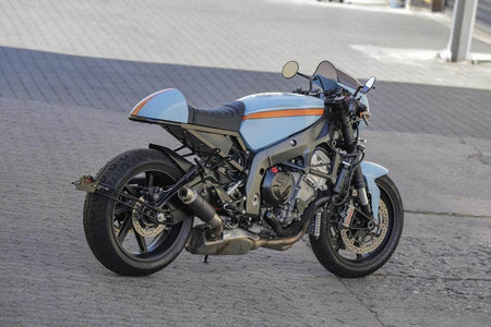 BMW S1000RR verrückter Caferacer Motorradumbau