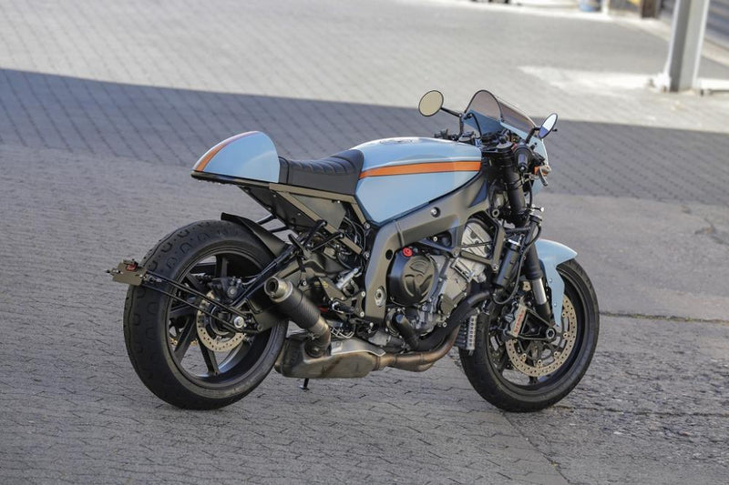 BMW S1000RR verrückter Caferacer Motorradumbau