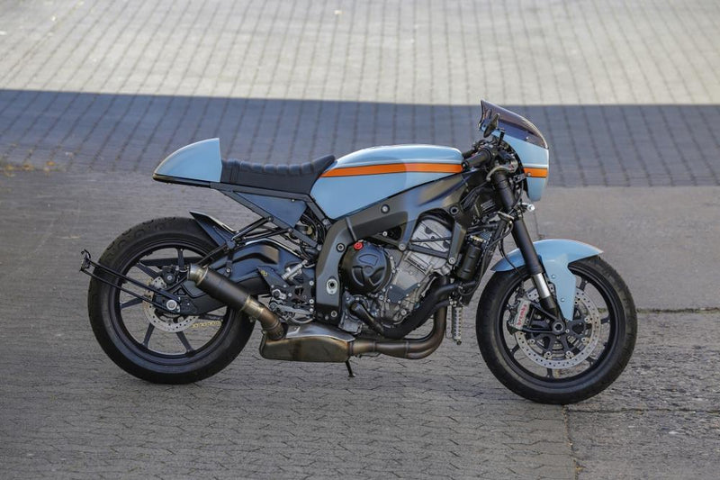 BMW S1000RR verrückter Caferacer Motorradumbau
