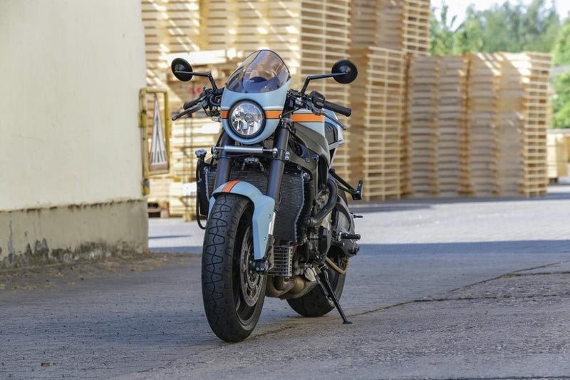 BMW S1000RR verrückter Caferacer Motorradumbau