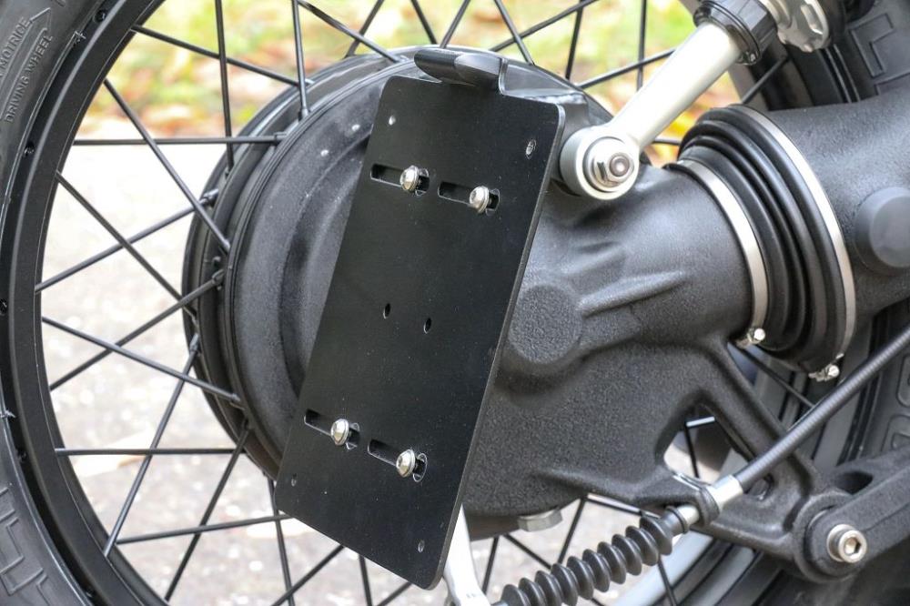 BMW R80R R100R Paralever Kennzeichenträger seitlich