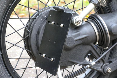 BMW R80R R100R Paralever Kennzeichenträger seitlich
