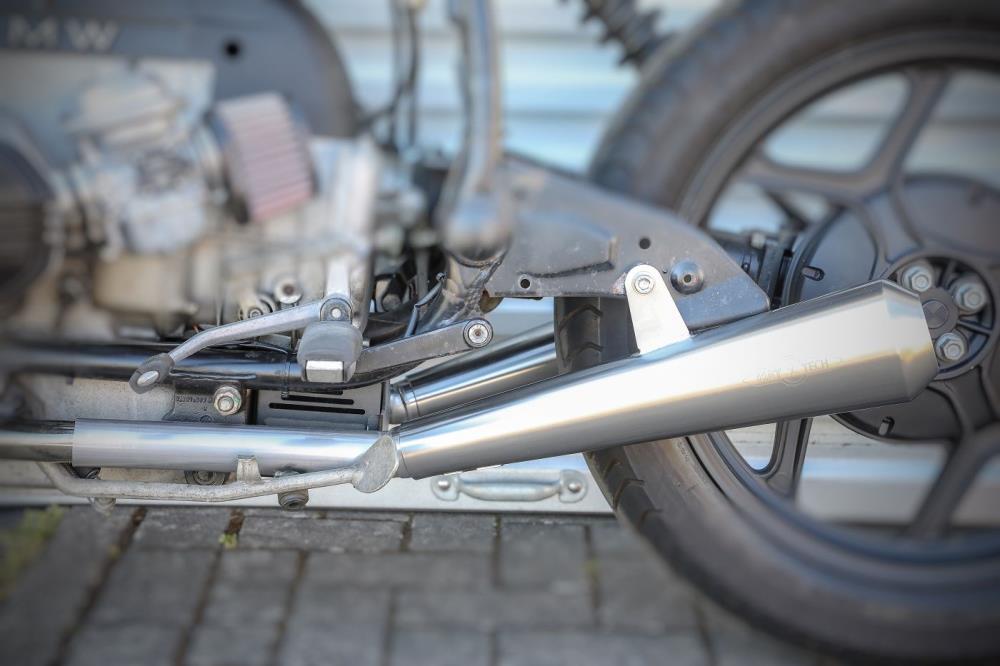 BMW R65 R80 R100 Monolever 2-2 Auspuff für originale Befestigung mit ABE