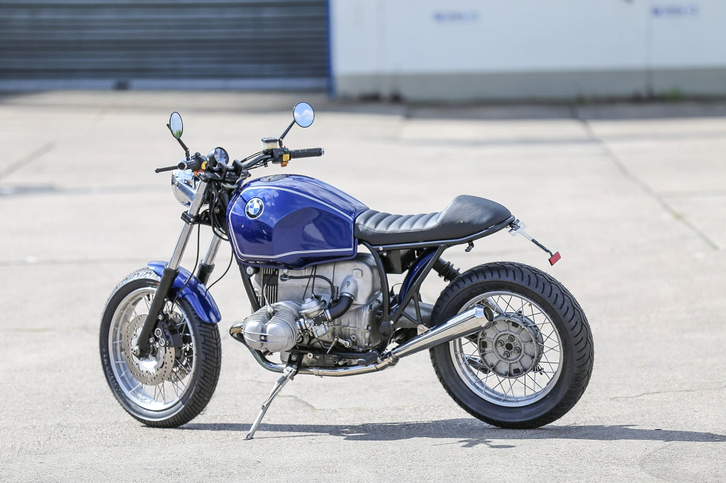 BMW R100 R Cafe Racer Umbau blue