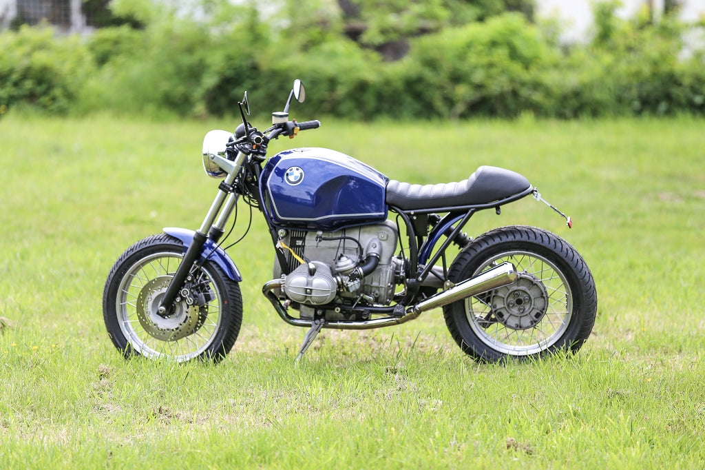 BMW R100 R Cafe Racer Umbau blue