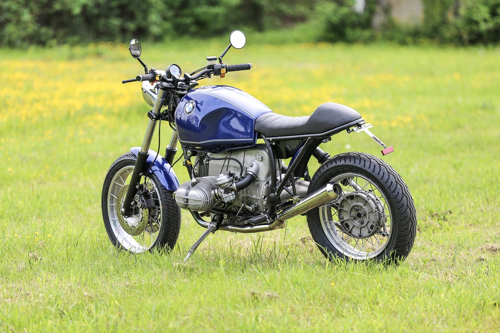 BMW R100 R Cafe Racer Umbau blue