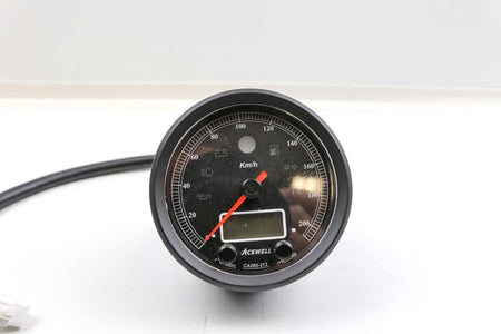 Acewell CA085 Tacho mit Geschwindigkeitsanzeige in schwarz