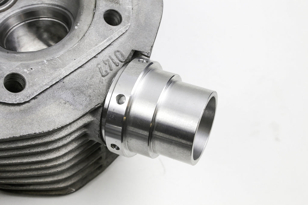 Ansaugstutzen (Paar) M42 Aluminium für 38mm Delorto Vergaser