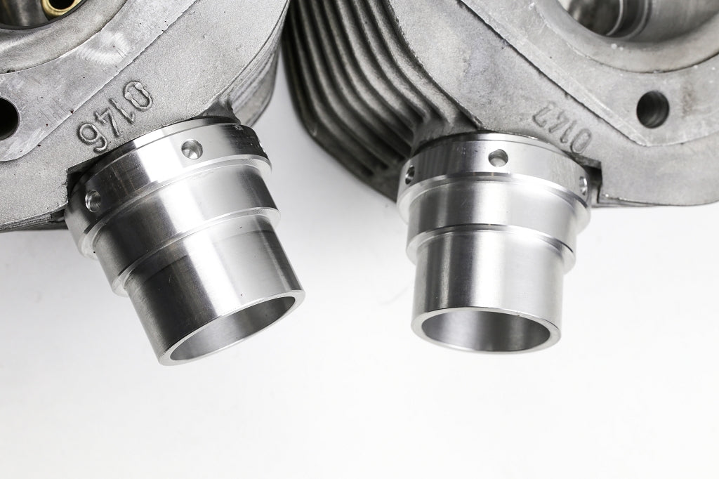 Ansaugstutzen (Paar) M42 Aluminium für 38mm Delorto Vergaser