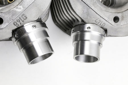 Ansaugstutzen (Paar) M42 Aluminium für 38mm Delorto Vergaser