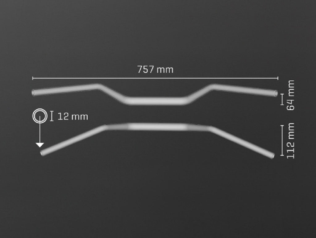 SE Rohrlenker niedrig Ø22mm mit TÜV