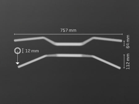 SE Rohrlenker niedrig Ø22mm mit TÜV