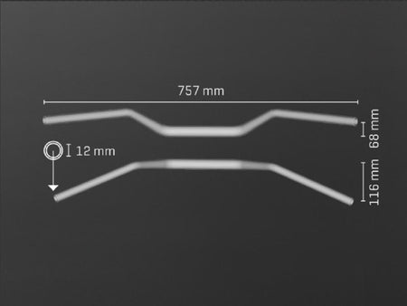SE Rohrlenker niedrig Ø28,6mm mit TÜV