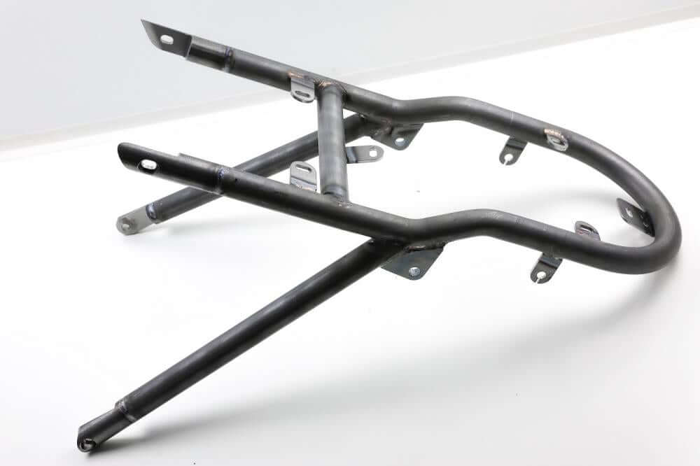 Telaio posteriore BMW R45 R65 R75 R80 R90 R100 Twinshock con gradino per 2 persone, omologato TÜV