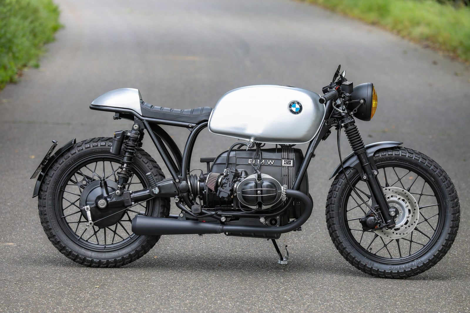 BMW R100 Cafe Racer SE Concept Bike Silver