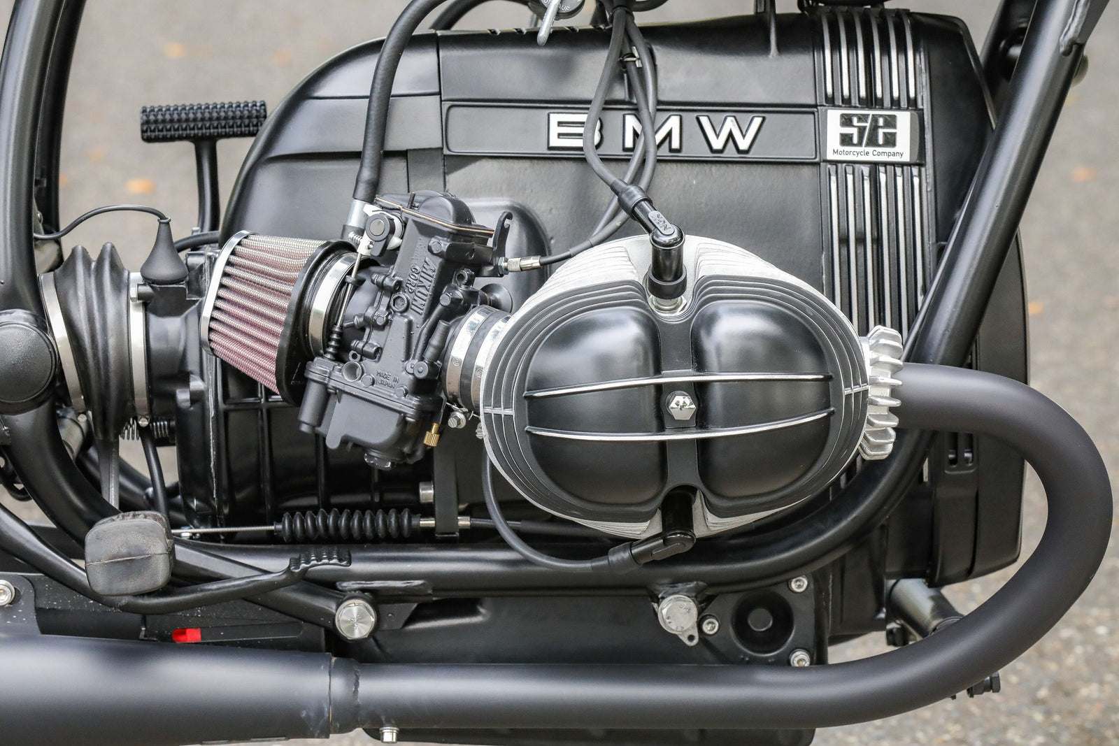 BMW R100 Cafe Racer SE Concept Bike Silver