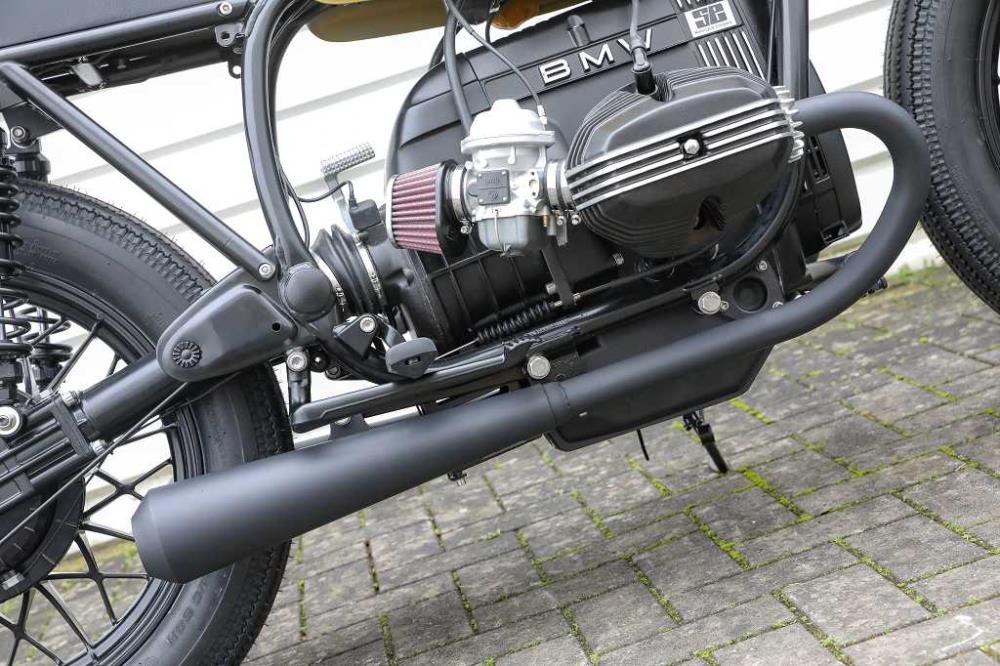 BMW R75 R80 R90 R100 Twinshock 2-2 Bobber Komplettanlage mit ABE
