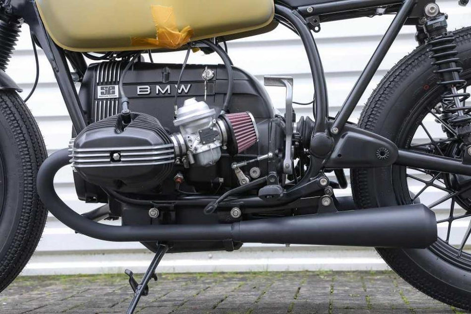 BMW R75 R80 R90 R100 Twinshock 2-2 Bobber Komplettanlage mit ABE