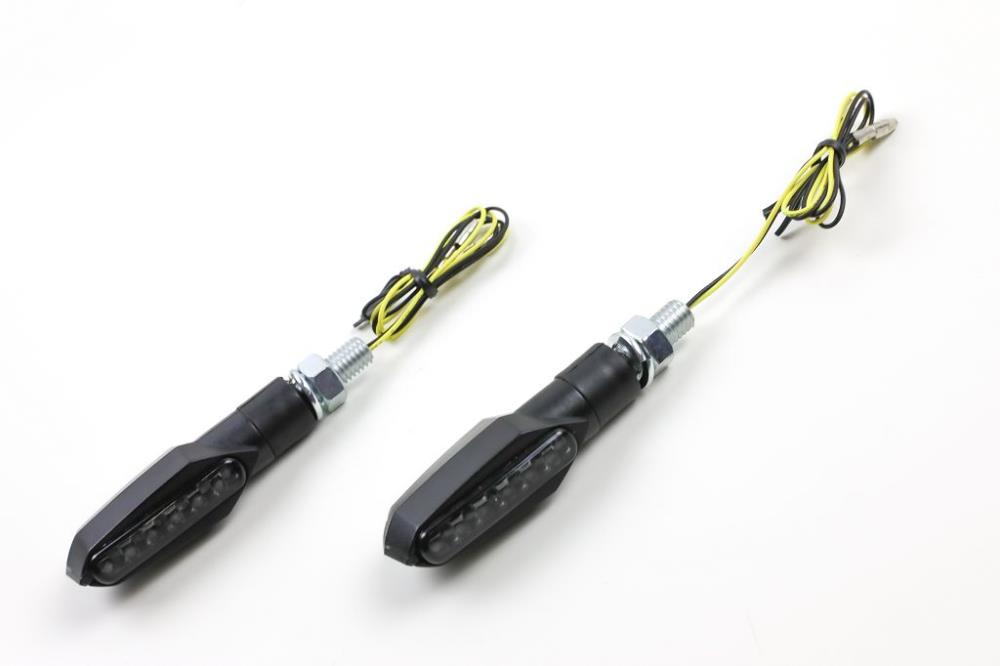 LED Blinker MULTIFACE getöntes Glas