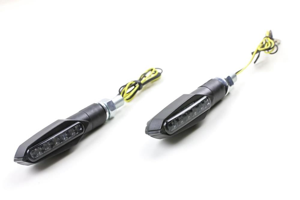 LED Blinker MULTIFACE getöntes Glas