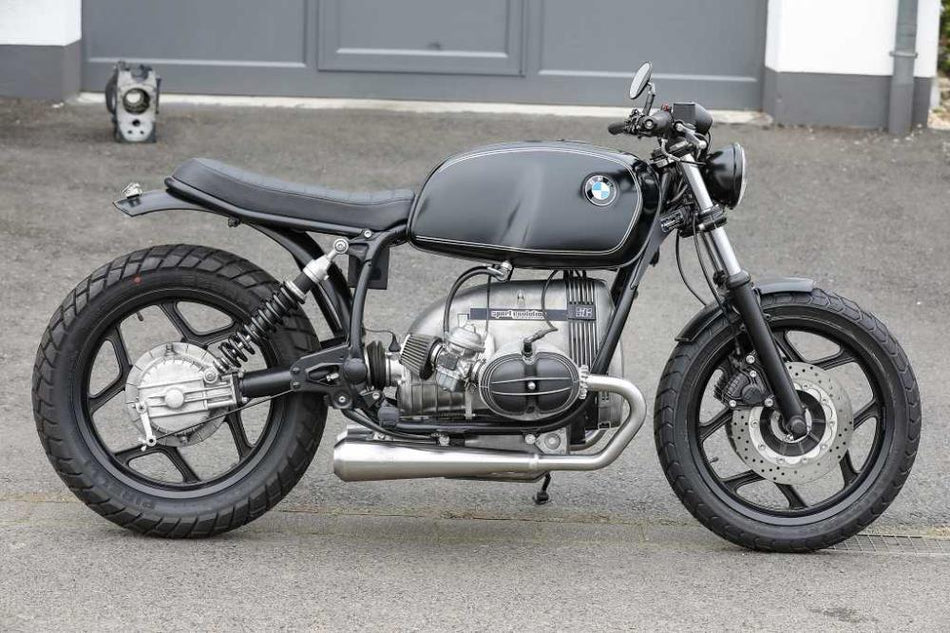 BMW R80 R100 Monolever Bobber Short 2-2 Komplettanlage mit ABE