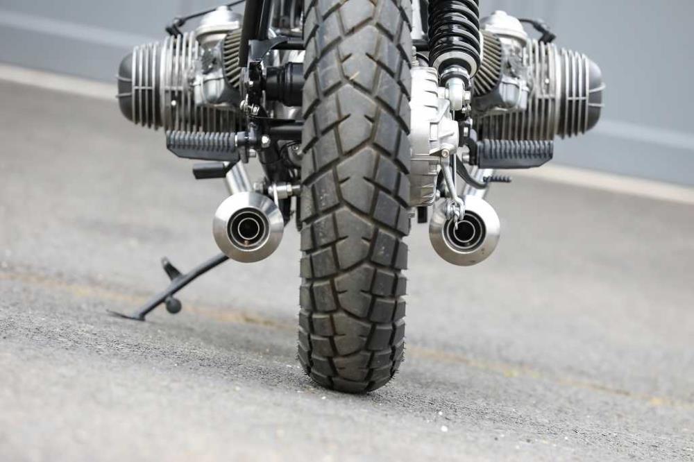 BMW R80 R100 Monolever Bobber Short 2-2 Komplettanlage mit ABE