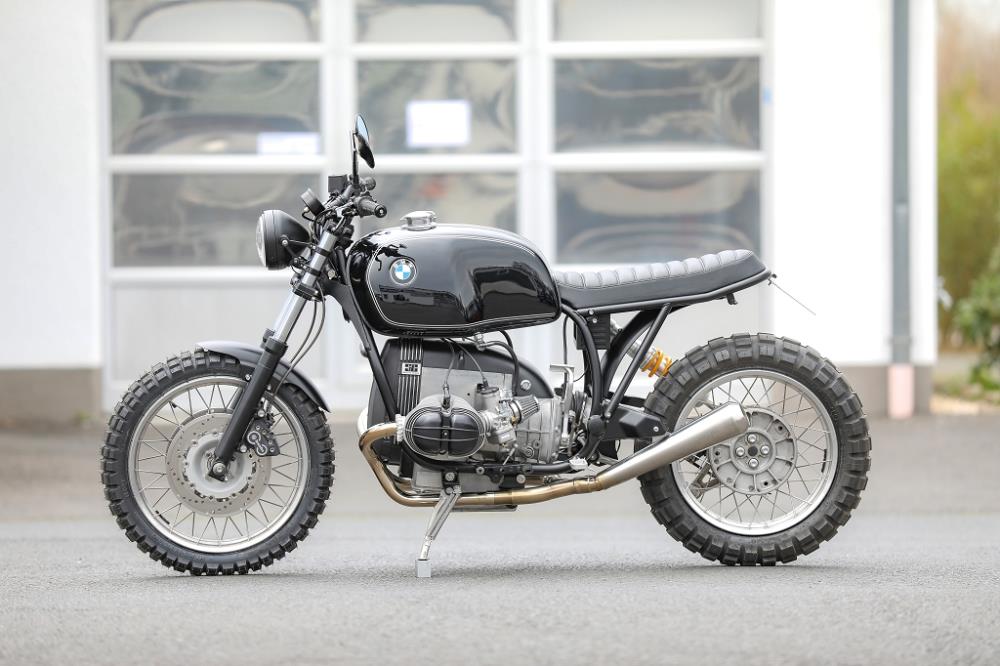 BMW R100R Scrambler Umbau Classic black