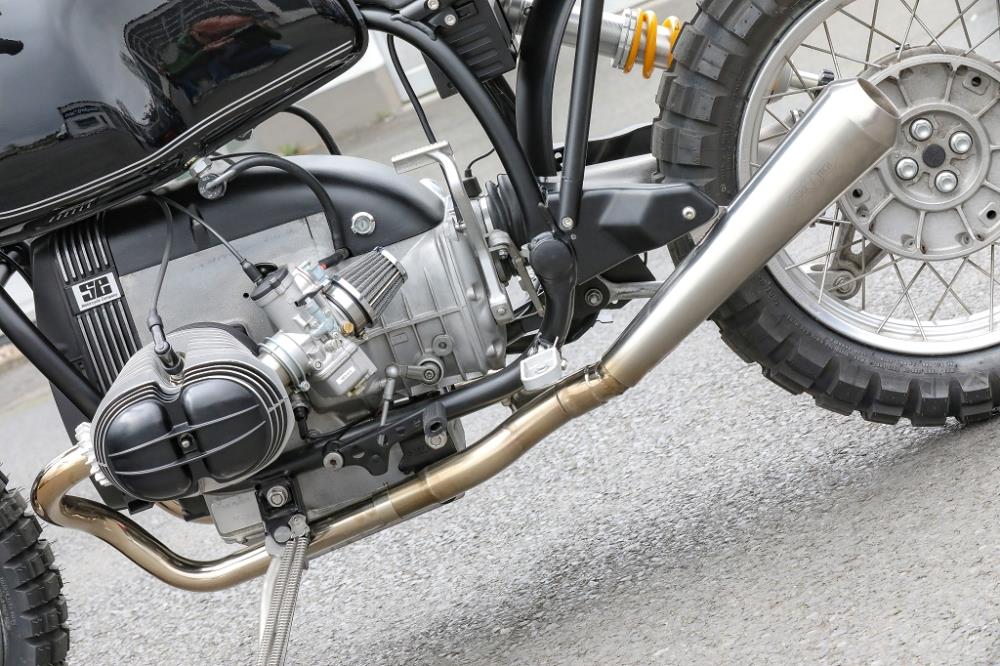BMW R100R Scrambler Umbau Classic black
