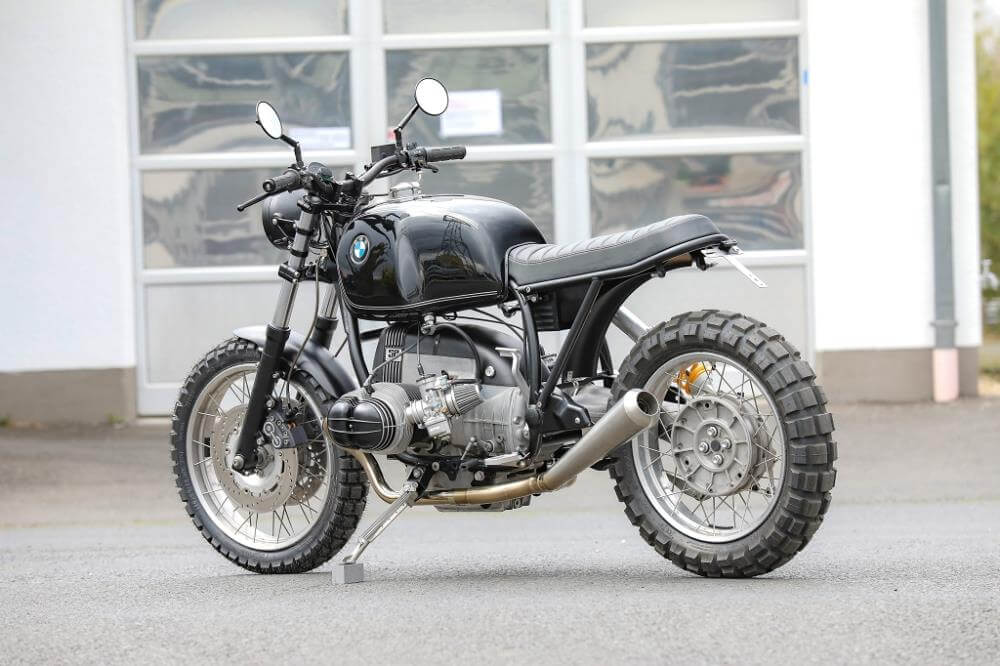 BMW R100R Scrambler Umbau Classic black