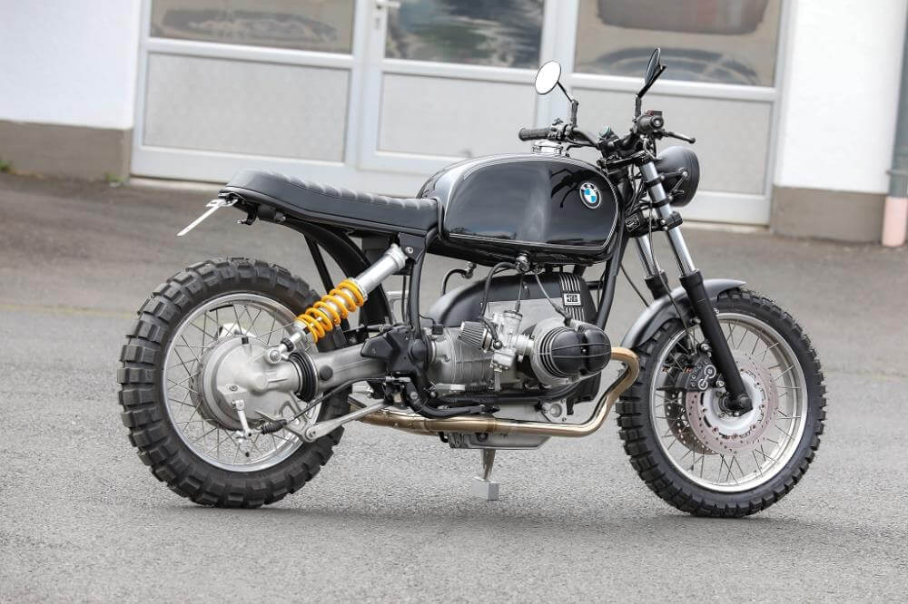 BMW R100R Scrambler Umbau Classic black