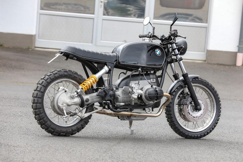 BMW R100R Scrambler Umbau Classic black