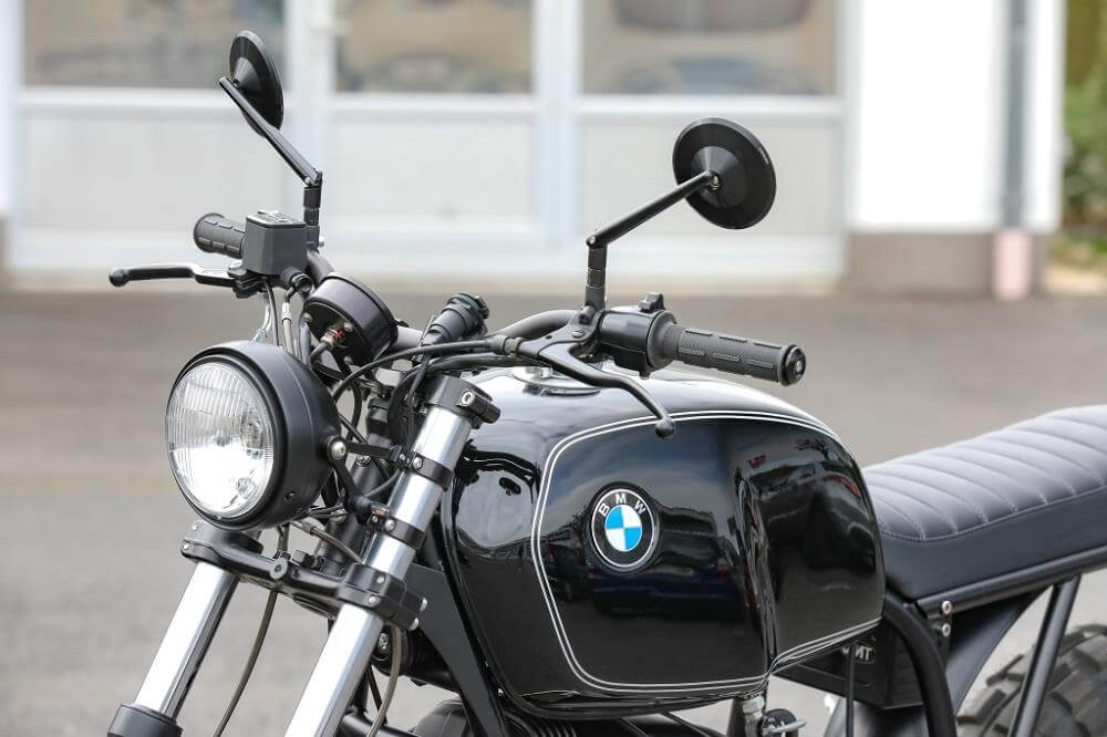 BMW R100R Scrambler Umbau Classic black