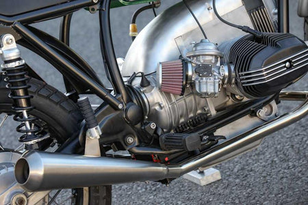 BMW R75 R80 R90 R100 Twinshock 2-2 Auspuff slip on mit ABE