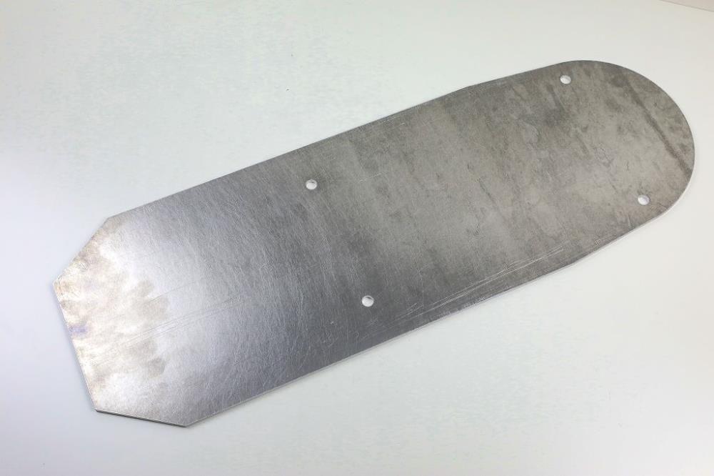 Sitzbankgrundplatte 550mm Rohling kurze Ausführung