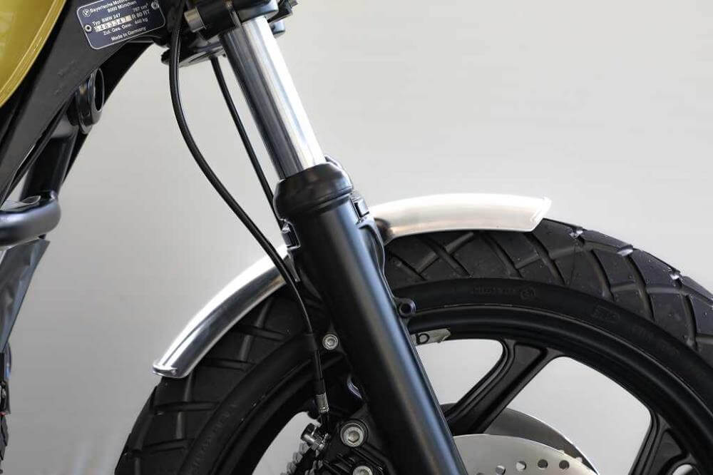BMW R65 R80 R100 Monolever Gabelstabi-Schutzblech Kit CNC gefräst