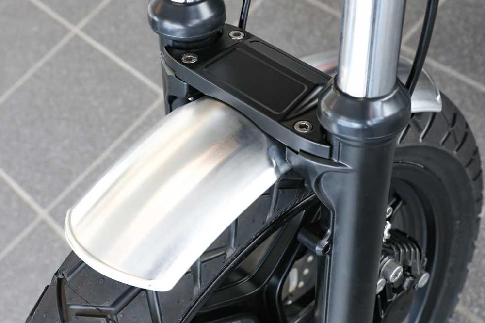 BMW R65 R80 R100 Monolever Gabelstabi-Schutzblech Kit CNC gefräst