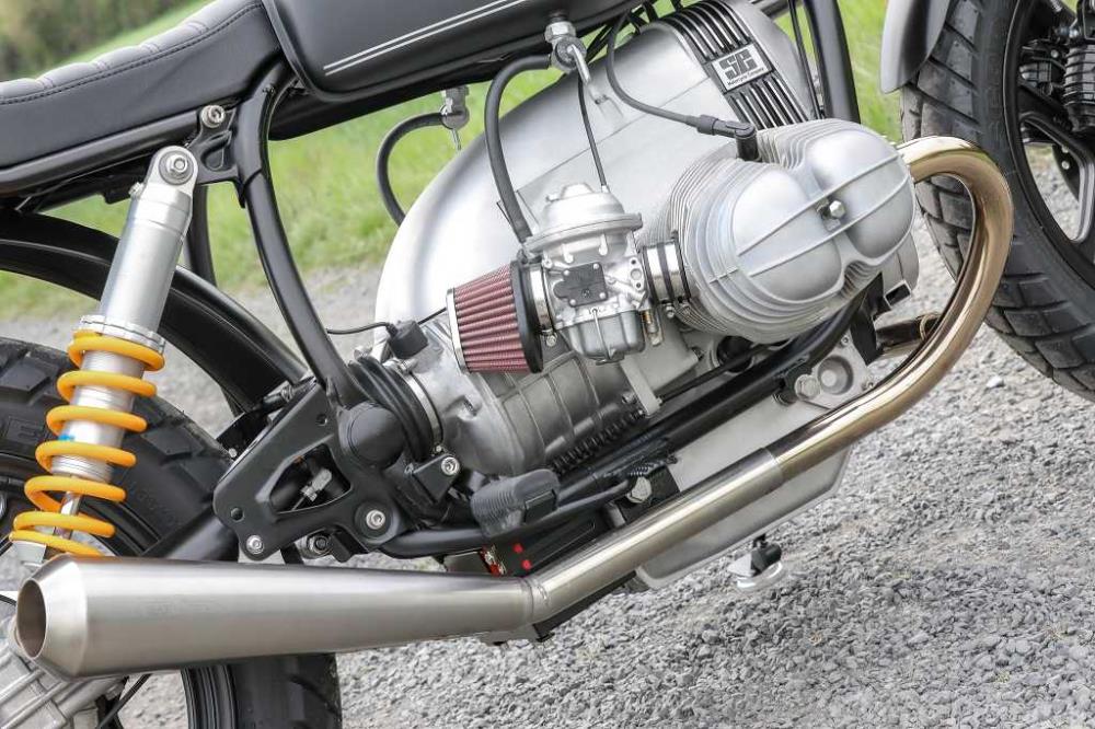 BMW R65 R80 R100 モノレバー用 2-2 アップタイプマフラー ABE付