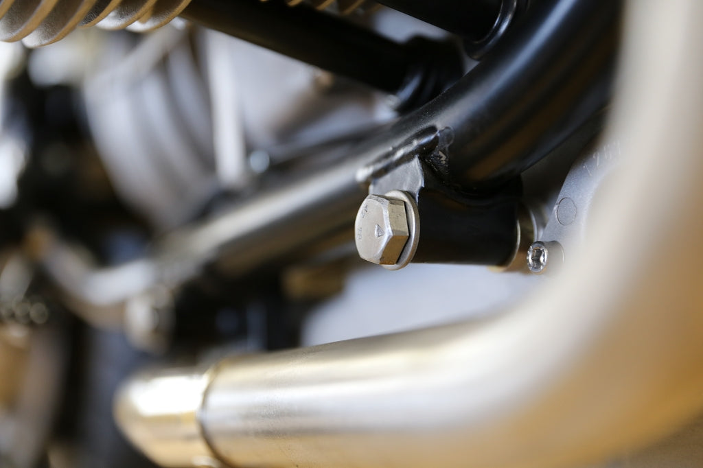 BMW R80 R100 Edelstahl Motorachsen Satz