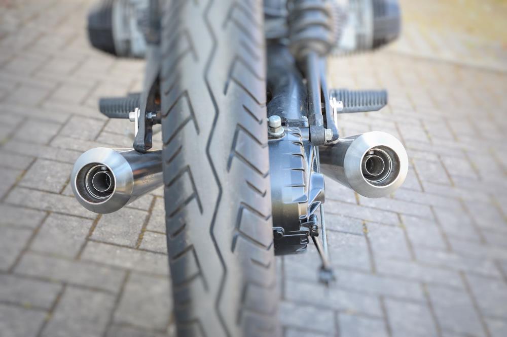BMW R65 R80 R100 Monolever 2-2 Auspuff für originale Befestigung mit ABE