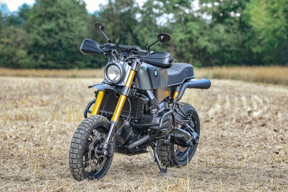BMW R1200R Scrambler Motorrad Komplett-Umbau without limits